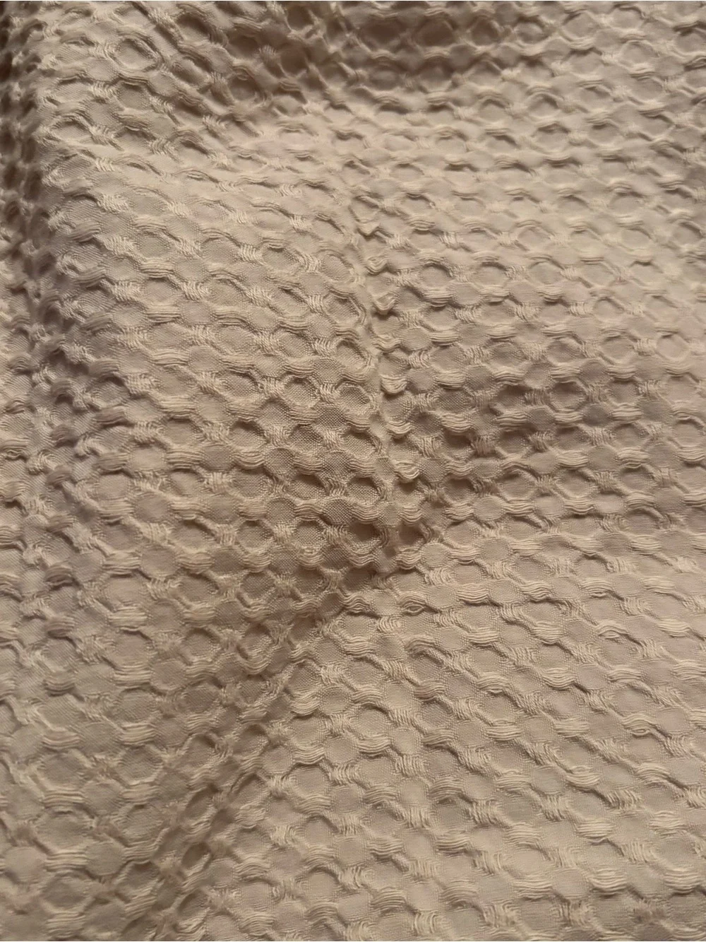 Quince Organic Luxe Honeycomb Duvet Cover Set in Sand - Full/Queen